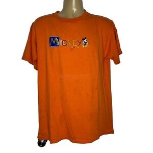 LAST CHANCE SALE! Vintage Embroidered Mickey Tee FLAWED PROJECT PIECE‎